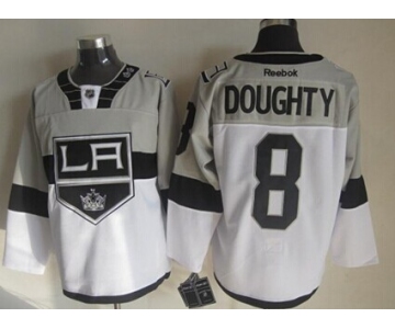 Los Angeles Kings #8 Drew Doughty 2015 Stadium Series Gray/White Jersey