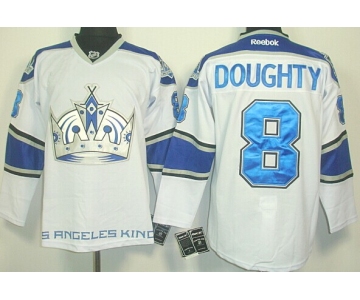 Los Angeles Kings #8 Drew Doughty White Third Jersey