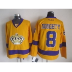 Los Angeles Kings #8 Drew Doughty Yellow Jersey
