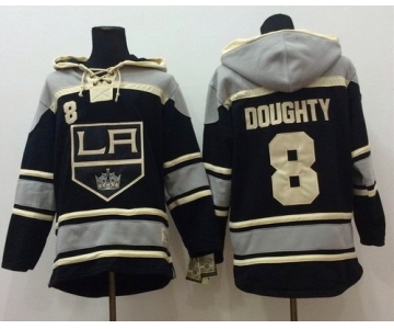 Old Time Hockey Los Angeles Kings #8 Drew Doughty Black Hoodie