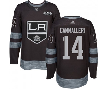 Adidas Kings #14 Mike Cammalleri Black 1917-2017 100th Anniversary Stitched NHL Jersey