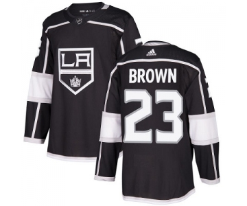 Adidas Kings #23 Dustin Brown Black Home Authentic Stitched NHL Jersey