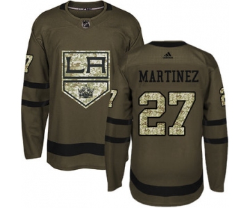 Adidas Kings #27 Alec Martinez Green Salute to Service Stitched NHL Jersey