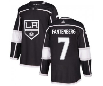 Adidas Kings #7 Oscar Fantenberg Black Home Authentic Stitched NHL Jersey