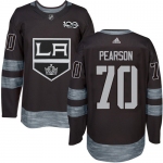 Adidas Kings #70 Tanner Pearson Black 1917-2017 100th Anniversary Stitched NHL Jersey