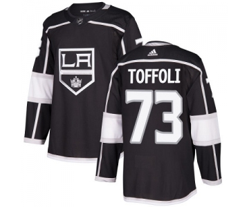 Adidas Kings #73 Tyler Toffoli Black Home Authentic Stitched NHL Jersey