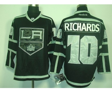 Los Angeles Kings #10 Mike Richards Black Ice Jersey