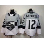 Los Angeles Kings #12 Marian Gaborik 2015 Stadium Series Gray/White Jersey