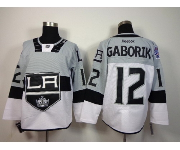 Los Angeles Kings #12 Marian Gaborik 2015 Stadium Series Gray/White Jersey