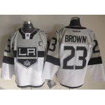 Los Angeles Kings #23 Dustin Brown 2015 Stadium Series Gray/White Jersey