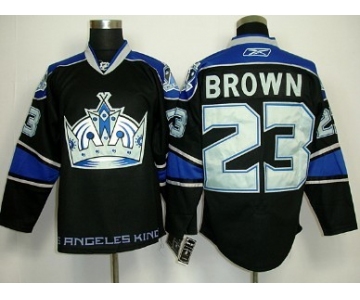 Los Angeles Kings #23 Dustin Brown Black Third Jersey