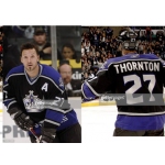 Los Angeles Kings #27 Scott Thornton Black Third Jersey