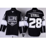 Los Angeles Kings #28 Jarret Stoll Black Jersey