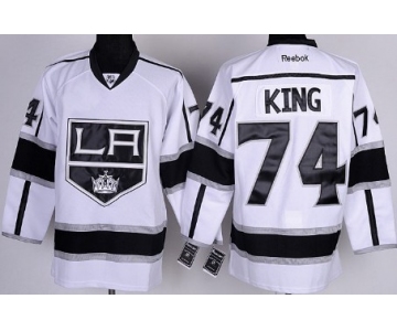 Los Angeles Kings #74 Dwight King White Jersey