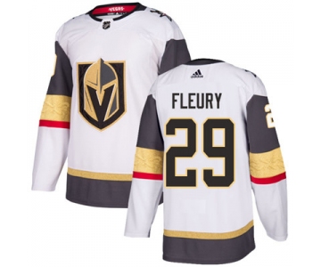 Adidas Vegas Golden Knights #29 Marc-Andre Fleury White Road Authentic Stitched Youth NHL Jersey