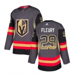 Men's Vegas Golden Knights #29 Marc-Andre Fleury Gray Drift Fashion Jersey