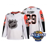 Men's Vegas Golden Knights #29 Marc-Andre Fleury White 2018 NHL All-Star Stitched Ice Hockey Jersey