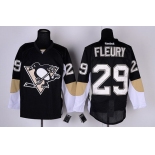 Pittsburgh Penguins #29 Marc-Andre Fleury Black Jersey