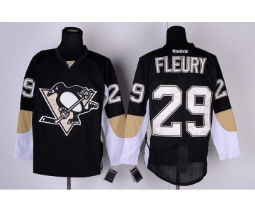 Pittsburgh Penguins #29 Marc-Andre Fleury Black Jersey