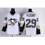 Pittsburgh Penguins #29 Marc-Andre Fleury White Jersey