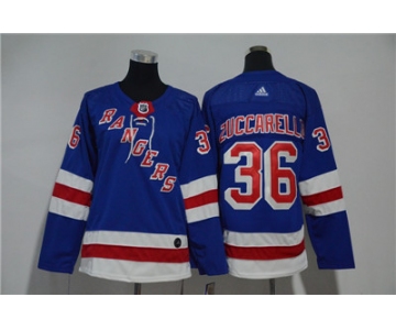 Adidas Detroit Rangers #36 Mats Zuccarello Blue Youth Jersey