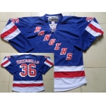 New York Rangers #36 Mats Zuccarello Light Blue Jersey