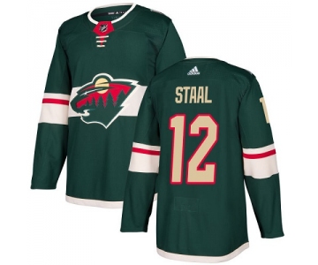 Adidas Wild #12 Eric Staal Green Home Authentic Stitched NHL Jersey