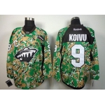 Minnesota Wild #9 Mikko Koivu 2014 Camo Jersey