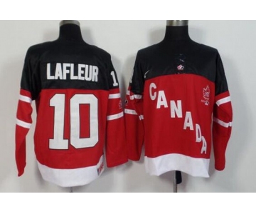 2014-15 Men's Team Canada #10 Guy Lafleur Retired Player Red 100TH Anniversary Jersey