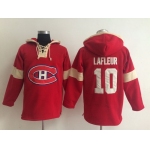 2014 Old Time Hockey Montreal Canadiens #10 Guy Lafleur Red Hoodie