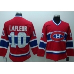 Montreal Canadiens #10 Guy Lafleur Red Throwback CCM Jersey