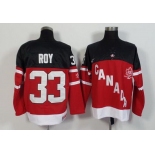 2014-15 Men's Team Canada #33 Patrick Roy Retired Player Red 100TH Anniversary Jersey