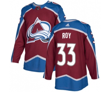 Adidas Colorado Avalanche #33 Patrick Roy Burgundy Home Authentic Stitched NHL Jersey