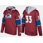 Adidas Colorado Avalanche 33 Patrick Roy Retired Burgundy Name And Number Hoodie