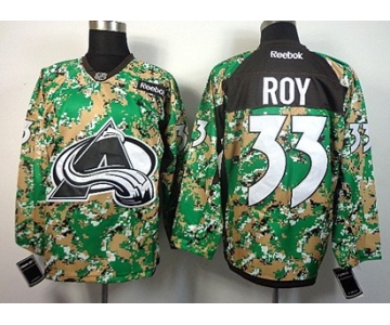 Colorado Avalanche #33 Patrick Roy 2014 Camo Jersey