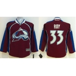 Colorado Avalanche #33 Patrick Roy Red Kids Jersey