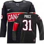 2014 Olympics Canada #31 Carey Price Black Jersey