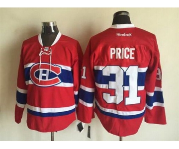 Men's Montreal Canadiens #31 Carey Price Reebok Red 2015-16 Home Premier NHL Jersey