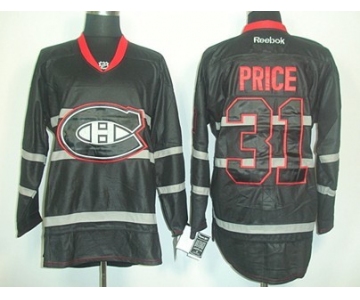 Montreal Canadiens #31 Carey Price Black Ice Jersey