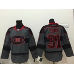 Montreal Canadiens #31 Carey Price Charcoal Gray Jersey