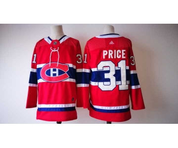 Montreal Canadiens #31 Carey Price Red 2017-2018 Hockey Stitched NHL Jersey