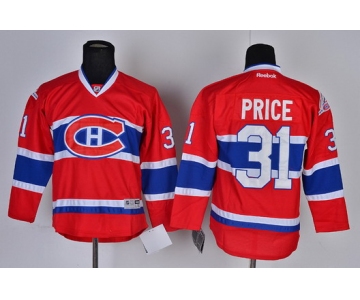 Montreal Canadiens #31 Carey Price Red Kids Jersey