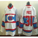 Montreal Canadiens #31 Carey Price Reebok White 2016 Winter Classic Premier Jersey
