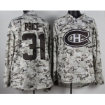 Montreal Canadiens #31 Carey Price White Camo Jersey