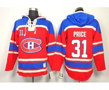 Old Time Hockey Montreal Canadiens #31 Carey Price Red Hoodie