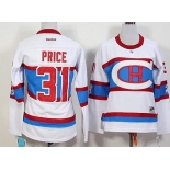 Women's Montreal Canadiens #31 Carey Price Reebok White 2016 Winter Classic Premier Jersey