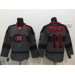 Montreal Canadiens #11 Brendan Gallagher Charcoal Gray Jersey
