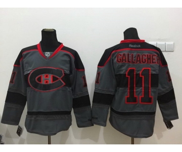 Montreal Canadiens #11 Brendan Gallagher Charcoal Gray Jersey