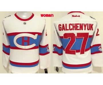 Women's Montreal Canadiens #11 Brendan Gallagher Reebok White 2016 Winter Classic Premier Jersey