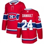 Adidas Canadiens #24 Phillip Danault Red Home Authentic Stitched NHL Jersey